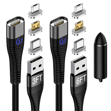Magnetic Charging Cable - 3 in 1 USB Charger